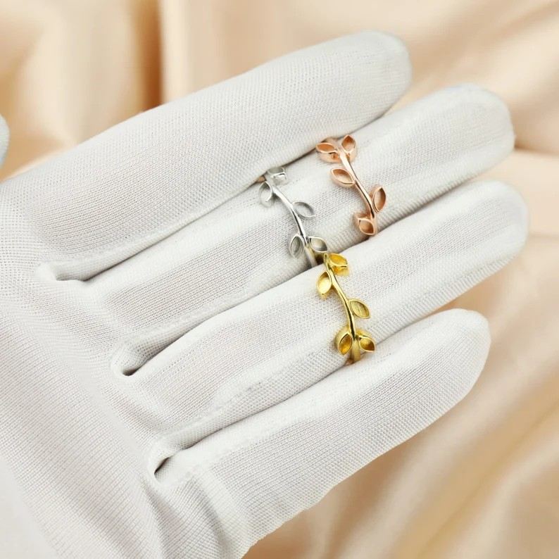 Flower Branch 2x4mm Ring-925 Sterling Silver (#1294332)