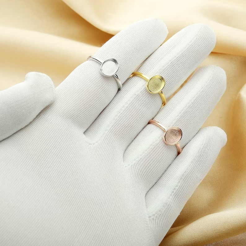 Oval Ring (4x6mm, 6x8mm, 8x10mm)-925 Sterling Silver (#1224155)