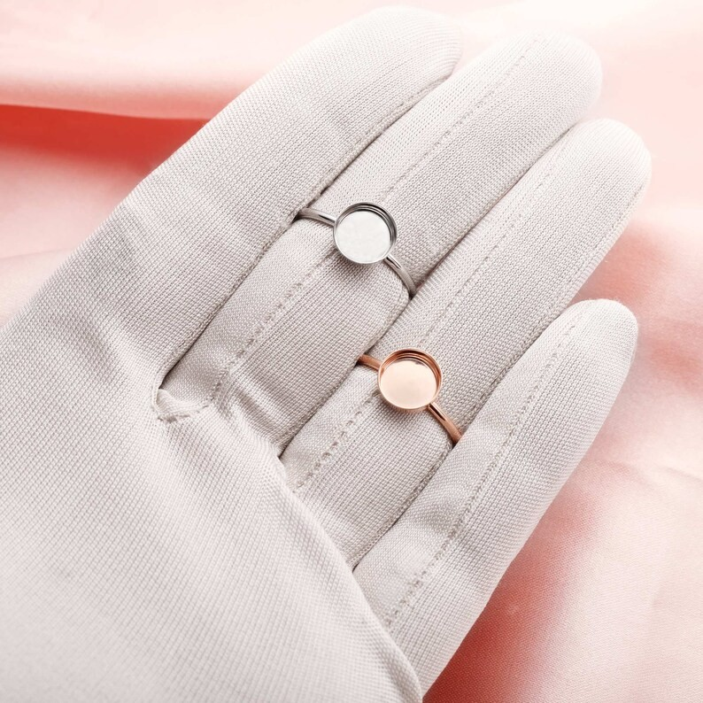 Circle (8mm or 10mm) Ring; 14K Gold (#1215041)