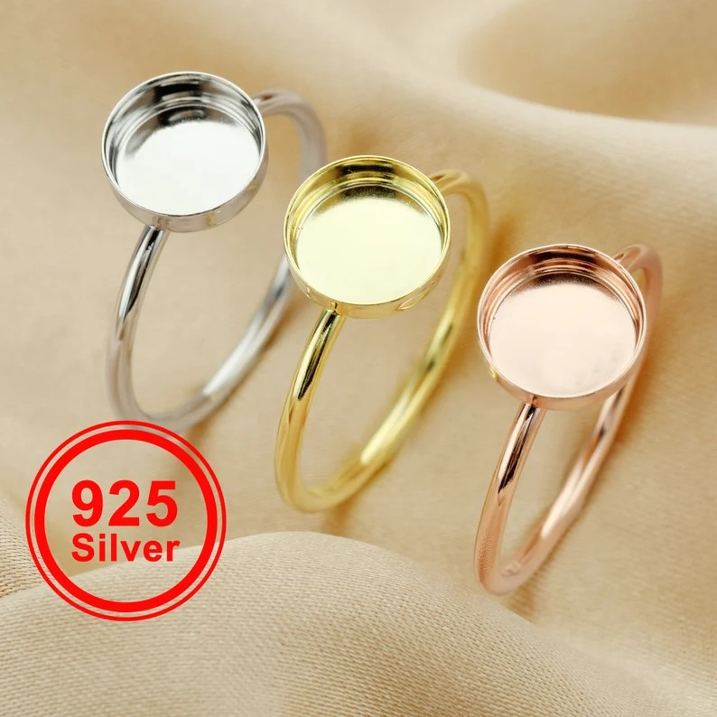 Round 8mm Ring-925 Sterling Silver (#1215034)
