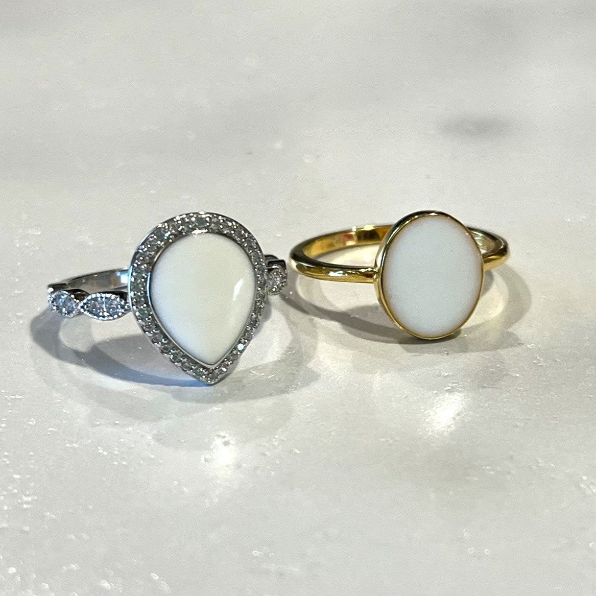 Oval Ring (4x6mm, 6x8mm, 8x10mm)-925 Sterling Silver (#1224155)