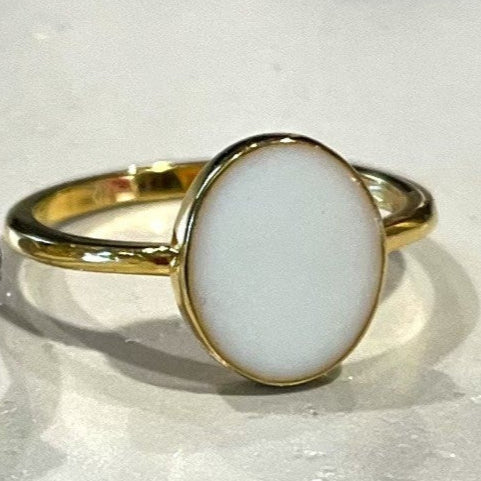 Oval Ring (4x6mm, 6x8mm, 8x10mm)-925 Sterling Silver (#1224155)
