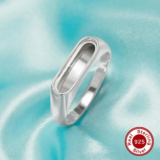 Rectangle 4x15mm Ring-925 Sterling Silver (#1294802)