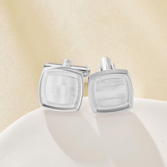 Square 15.8mm Cufflinks-Stainless Steel (#1500170)